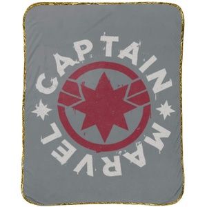 Captain Marvel Throw Blanket 46" x 60"